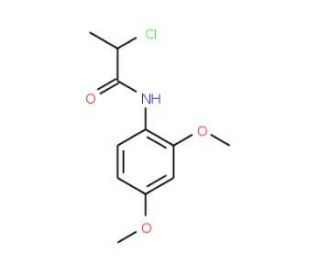 2-Chloro-N-(2,4-dimethoxyphenyl)propanamide - chemical structure image