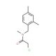 2-chloro-N-(2,4-dimethylbenzyl)-N-methylacetamide - chemical structure image