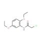 2-Chloro-N-(2,5-diethoxy-phenyl)-acetamide - chemical structure image