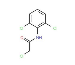 2-Chloro-N-(2,6-dichlorophenyl)acetamide (CAS 3644-56-2) - chemical structure image