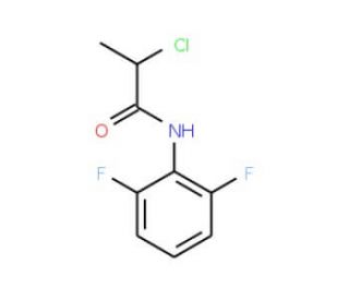 2-chloro-N-(2,6-difluorophenyl)propanamide - chemical structure image