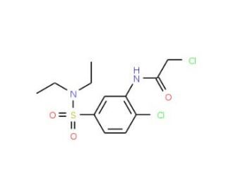 2-Chloro-N-(2-chloro-5-diethylsulfamoyl-phenyl)-acetamide - chemical structure image