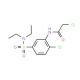 2-Chloro-N-(2-chloro-5-diethylsulfamoyl-phenyl)-acetamide - chemical structure image