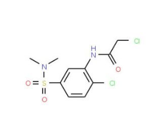 2-Chloro-N-(2-chloro-5-dimethylsulfamoyl-phenyl)-acetamide - chemical structure image
