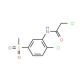 2-chloro-N-[2-chloro-5-(methylsulfonyl)phenyl]acetamide - chemical structure image