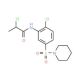2-Chloro-N-[2-chloro-5-(piperidine-1-sulfonyl)-phenyl]-propionamide - chemical structure image