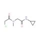 2-chloro-N-[2-(cyclopropylamino)-2-oxoethyl]-N-methylacetamide - chemical structure image