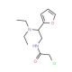 2-chloro-N-[2-(diethylamino)-2-(2-furyl)ethyl]acetamide - chemical structure image