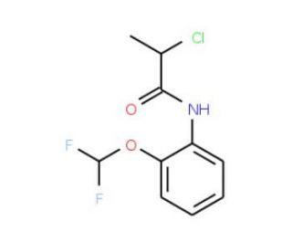 2-chloro-N-[2-(difluoromethoxy)phenyl]propanamide - chemical structure image