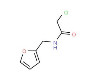 2-Chloro-N-(2-furylmethyl)acetamide (CAS 40914-13-4) - chemical structure image