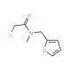 2-chloro-N-(2-furylmethyl)-N-methylacetamide - chemical structure image