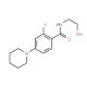 2-Chloro-N-(2-hydroxyethyl)-4-piperidinobenzenecarboxamide - chemical structure image