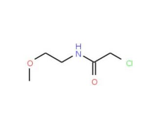 2-Chloro-N-(2-methoxyethyl)acetamide (CAS 10263-66-8) - chemical structure image