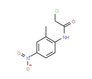 2-chloro-N-(2-methyl-4-nitrophenyl)acetamide (CAS 83473-10-3) - chemical structure image