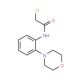 2-Chloro-N-(2-morpholin-4-yl-phenyl)-acetamide (CAS 303151-23-7) - chemical structure image