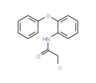 2-Chloro-N-(2-phenoxy-phenyl)-acetamide (CAS 22504-02-5) - chemical structure image