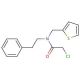 2-chloro-N-(2-phenylethyl)-N-(thien-2-ylmethyl)acetamide - chemical structure image