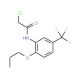 2-chloro-N-[2-propoxy-5-(trifluoromethyl)phenyl]acetamide - chemical structure image