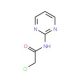 2-Chloro-N-(2-pyrimidinyl)acetamide (CAS 52687-97-5) - chemical structure image