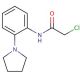 2-chloro-N-(2-pyrrolidin-1-ylphenyl)acetamide - chemical structure image