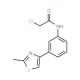 2-Chloro-N-[3-(2-methyl-thiazol-4-yl)-phenyl]-acetamide - chemical structure image