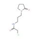 2-chloro-N-[3-(2-oxopyrrolidin-1-yl)propyl]acetamide (CAS 86273-53-2) - chemical structure image