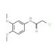 2-Chloro-N-(3,4-dimethoxy-phenyl)-acetamide (CAS 62593-78-6) - chemical structure image