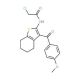 2-Chloro-N-[3-(4-methoxy-benzoyl)-4,5,6,7-tetrahydro-benzo[b]thiophen-2-yl]-acetamide - chemical structure image