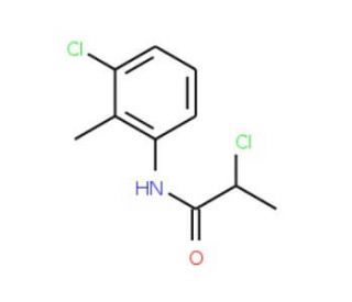 2-Chloro-N-(3-chloro-2-methylphenyl)propanamide - chemical structure image