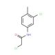 2-Chloro-N-(3-chloro-4-methylphenyl)acetamide (CAS 99585-97-4) - chemical structure image