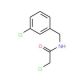 2-chloro-N-(3-chlorobenzyl)acetamide (CAS 99585-87-2) - chemical structure image