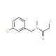 2-chloro-N-(3-chlorobenzyl)-N-methylacetamide - chemical structure image