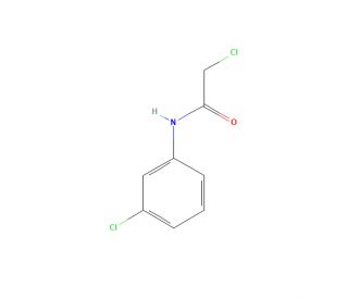 2-chloro-N-(3-chlorophenyl)acetamide (CAS 2564-05-8) - chemical structure image