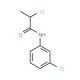 2-Chloro-N-(3-chlorophenyl)propanamide - chemical structure image