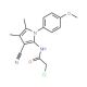 2-chloro-N-[3-cyano-1-(4-methoxyphenyl)-4,5-dimethyl-1H-pyrrol-2-yl]acetamide - chemical structure image