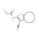 2-Chloro-N-(3-cyano-4,5,6,7,8,9-hexahydrocycloocta[b]thien-2-yl)acetamide - chemical structure image
