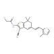 2-Chloro-N-{3-cyano-7,7-dimethyl-5-[2-(3-methyl-thiophen-2-yl)-vinyl]-6,7-dihydro-benzo[b]thiophen-2-yl}-acetamide - chemical