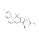 2-chloro-N-{3-cyano-7,7-dimethyl-5-[2-pyridin-2-ylvinyl]-6,7-dihydro-1-benzothien-2-yl}acetamide hydrochloride - chemical str