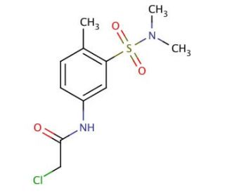 2-Chloro-N-(3-dimethylsulfamoyl-4-methyl-phenyl)-acetamide - chemical structure image
