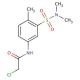 2-Chloro-N-(3-dimethylsulfamoyl-4-methyl-phenyl)-acetamide - chemical structure image