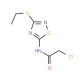 2-Chloro-N-(3-ethylsulfanyl-[1,2,4]thiadiazol-5-yl)-acetamide - chemical structure image