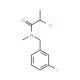 2-chloro-N-(3-fluorobenzyl)-N-methylpropanamide - chemical structure image