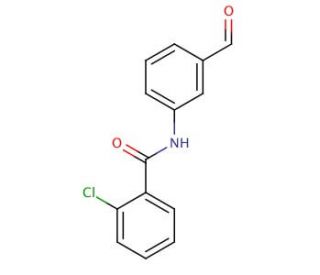 2-Chloro-N-(3-formyl-phenyl)-benzamide - chemical structure image