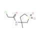 2-chloro-N-(3-methyl-1,1-dioxidotetrahydrothien-3-yl)acetamide - chemical structure image