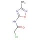 2-chloro-N-(3-methyl-1,2,4-oxadiazol-5-yl)acetamide - chemical structure image