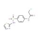 2-chloro-N-{4-[(1,3-thiazol-2-ylamino)sulfonyl]phenyl}acetamide (CAS 104246-27-7) - chemical structure image
