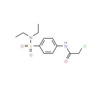 2-Chloro-N-{4-[(diethylamino)sulfonyl]-phenyl}acetamide - chemical structure image