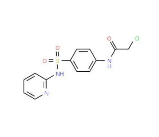2-chloro-N-{4-[(pyridin-2-ylamino)sulfonyl]phenyl}acetamide - chemical structure image