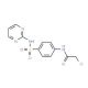 2-chloro-N-{4-[(pyrimidin-2-ylamino)sulfonyl]phenyl}acetamide (CAS 104246-28-8) - chemical structure image