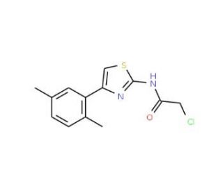 2-Chloro-N-[4-(2,5-dimethyl-phenyl)-thiazol-2-yl]-acetamide - chemical structure image